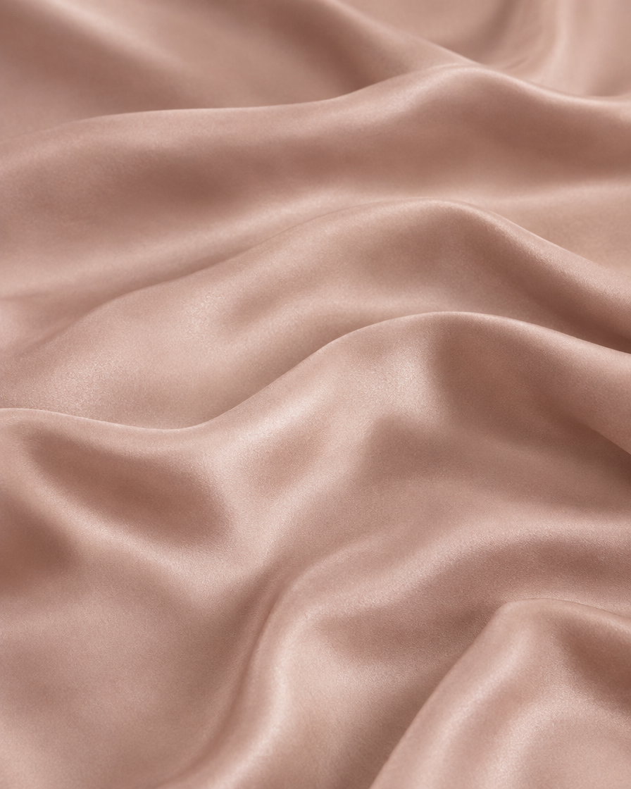 Lyocell sateen duvet cover set – Blush – drape